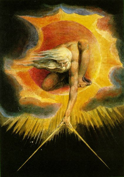 God as an Architect, illustration from The Ancient of Days. William Blake (1794)